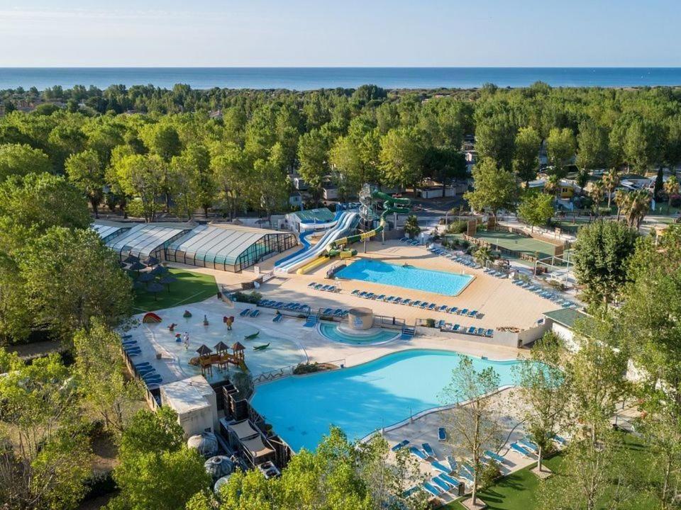 Mobilhome Lodge 3 Chambres, 500M Plage, Camp 5 Etoiles Vendres Eksteriør bilde