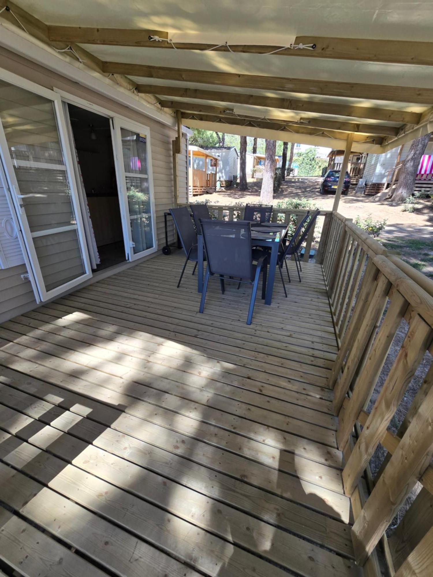 Mobilhome Lodge 3 Chambres, 500M Plage, Camp 5 Etoiles Vendres Eksteriør bilde